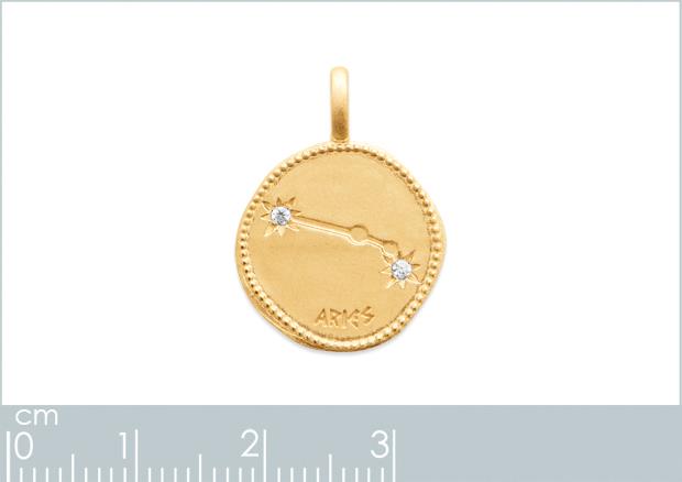 PENDENTIF PL-OR 750 3MIC OZ BELIER - 2z7687103