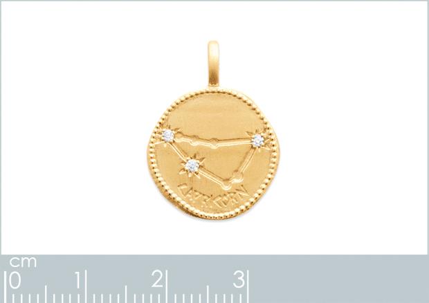 PENDENTIF PL-OR 750 3MIC OZ CAPRICORNE - 2z76871012