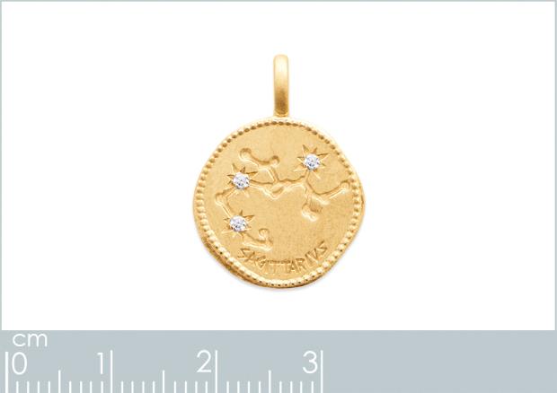 PENDENTIF PL-OR 750 3MIC OZ SAGITTAIRE - 2z76871011