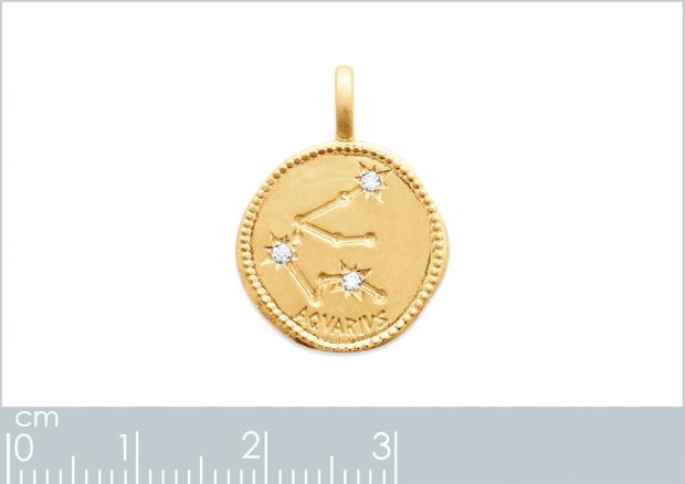 PENDENTIF PL-OR 750 3MIC OZ VERSEAU - 2z7687101