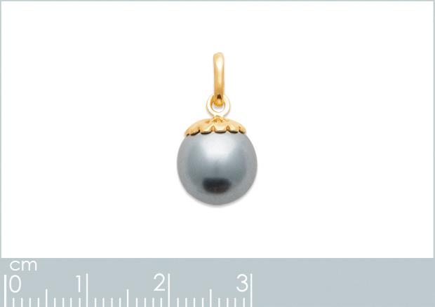 PENDENTIF PL-OR 750 3MIC PERLES IMIT - 2z4110599