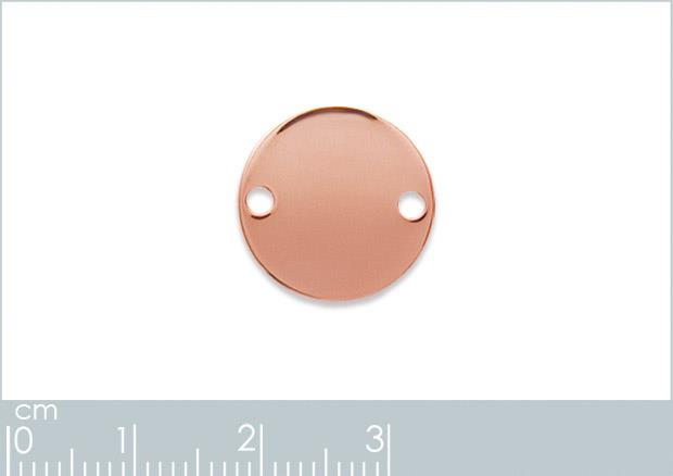 PENDENTIF PL-OR 750 3MIC ROSE - 2z704602