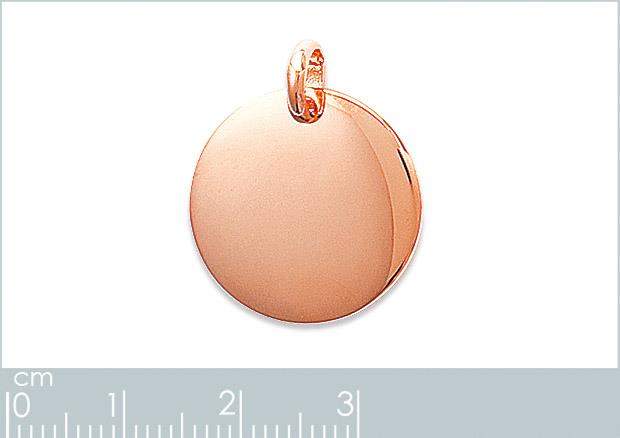 PENDENTIF PL-OR 750 3MIC ROSE - 2z4816372