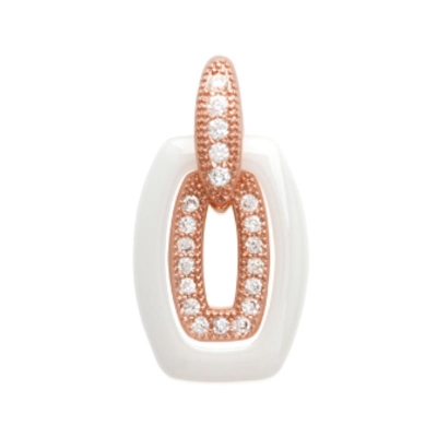PENDENTIF PL-OR 750 3MIC ROSE OZ CERAMIQUE