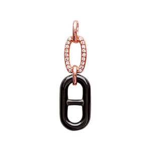 PENDENTIF PL-OR 750 3MIC ROSE OZ CERAMIQUE