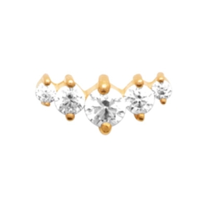 PIERCING PL-OR 750  TIGE TITANE 3MIC OZ