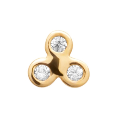 PIERCING PL-OR 750  TIGE TITANE 3MIC OZ