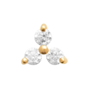 PIERCING PL-OR 750  TIGE TITANE 3MIC OZ