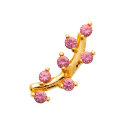 PIERCING PL-OR 750  TIGE TITANE 3MIC PS