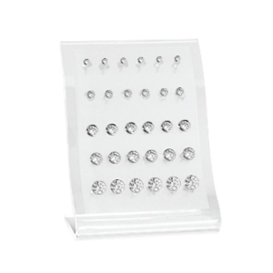 PRESENTOIR 15 B.O ARGENT 925 RHODIE OZ