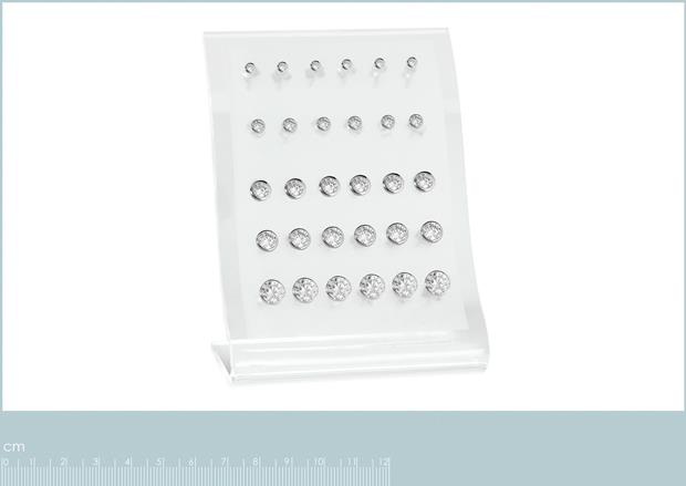 PRESENTOIR 15 B.O ARGENT 925 RHODIE OZ - 1z46151